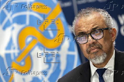 WHO director general press briefing in Geneva