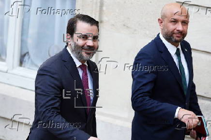 French President Macron receives Syria interim leader Ahmed Al-Charaa