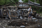 Aftermath of a Russian drone attack in Odesa
