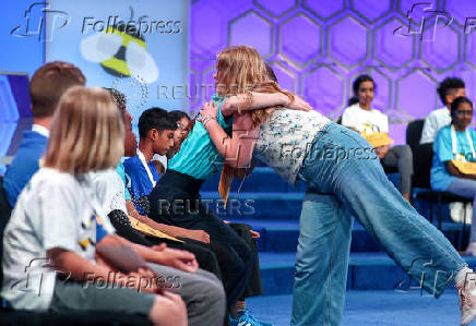 Student Spellers compete in the opening rounds of the annual Scripps National Spelling Bee in Maryland
