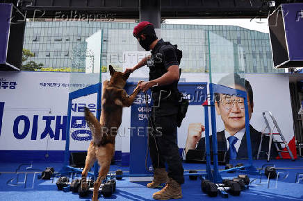 Presidential candidates attend their election campaign rallies