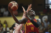 España-Italia. Amistoso femenino de preparación para el Eurobasket, en Inca (Mallorca).