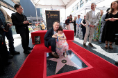 Unveiling ceremony for actor Christian Slater's star on the Hollywood Walk of Fame in Los Angeles