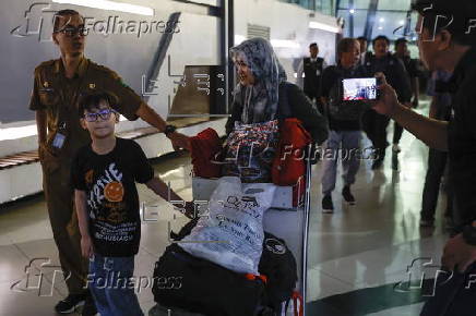 Arrival of Indonesian nationals repatriated from Iran following the Israel-Iran conflict