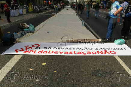 Ato contra a PL da devastação