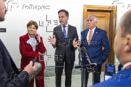 NATO Secretary General Mark Rutte speaks on Ukraine on Capitol Hill
