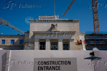Inside the renovation of the federal reserve building, in Washington, D.C