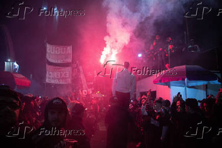 Protesto Torcida do Corinthians