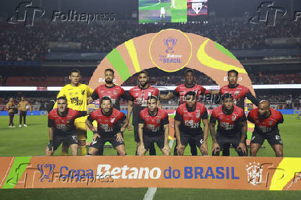 Match between São Paulo and Athletico Paranaense for the Brazilian Cup