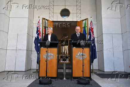 Australian Prime Minister Albanese says Australia will recognise a Palestinian state at UN general assembly