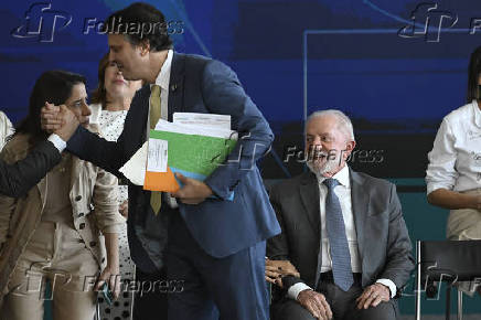 BRASILIA, CERIMONIA NO PALACIO DO PLANALTO