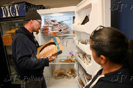 Food pantry is busy, weeks into the continuing U.S. government shutdown, in Denver