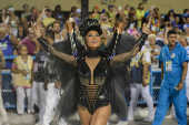 Desfile da Unidos de Vila Isabel na Marquês da Sapucaí, no Rio