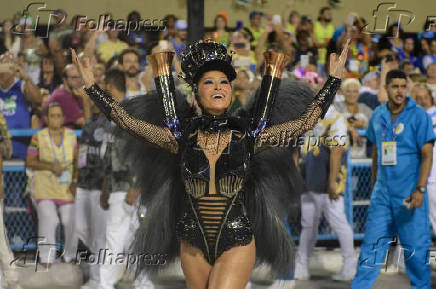 Desfile da Unidos de Vila Isabel na Marquês da Sapucaí, no Rio