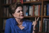 A ex-presidente Dilma Rousseff concede entrevista