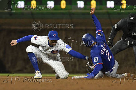 MLB: Texas Rangers at Chicago Cubs
