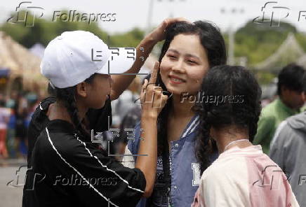 Myanmar Thingyan water festival