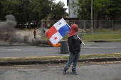 Protestas sindicales en Panamá