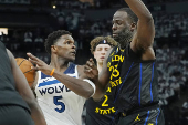 NBA: Playoffs-Golden State Warriors at Minnesota Timberwolves