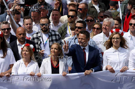Poland's ruling party hosts 'Patriotic March' in Warsaw