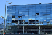 Aftermath of drone attack on Moscow region