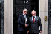 Jordan's King Abdullah visits London