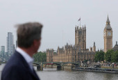 London view on the day when trade talks are due to take place between the U.S. and China, in London