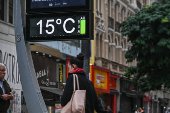 Baixas temperaturas no centro de São Paulo
