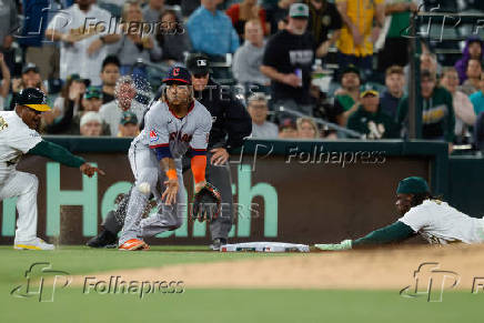 MLB: Cleveland Guardians at Athletics