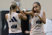 Entrenamiento selección española femenina de fútbol