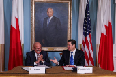 Bahrain's Foreign Minister Abdullatif bin Rashid Al Zayani visits Washington.D.C.