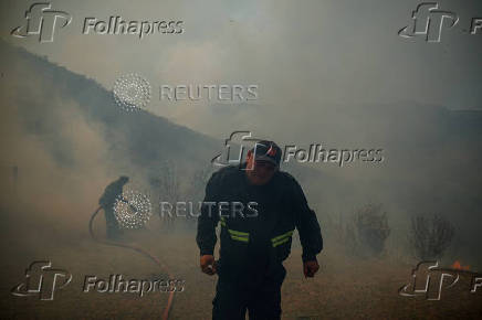 Wildfire in Albania