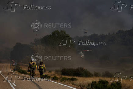 Wildfire in Congosta