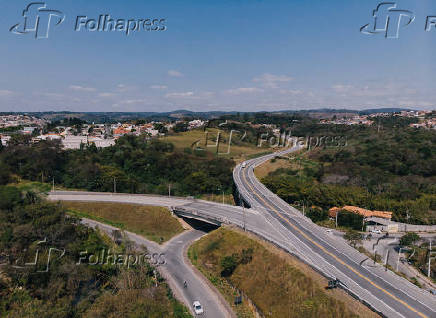 Prolongamento do contorno de São Roque, no km 58 da Raposo Tavares