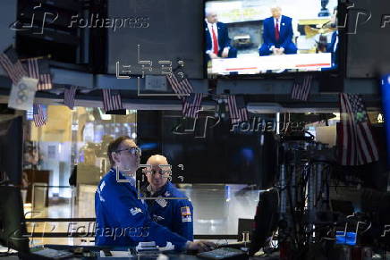 New York Stock Exchange following US Tariffs implementation