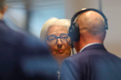 ECB President Lagarde addresses the media, in Frankfurt