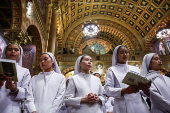 Mass in honor of late Pope Francis at the Assumption Cathedral, in Bangkok