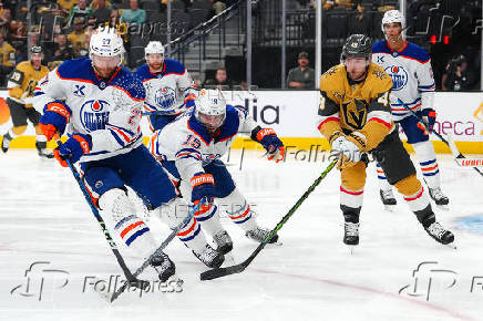NHL: Stanley Cup Playoffs-Edmonton Oilers at Vegas Golden Knights