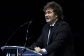 Argentine's President Milei attends the Madrid Economic Forum