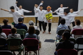 Families of victims of extra-judicial killings dramatize their experience through theater program