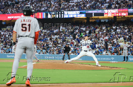 MLB: San Francisco Giants at Los Angeles Dodgers
