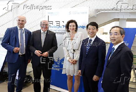 German President Frank-Walter Steinmeier visits the Institute of Science in Tokyo