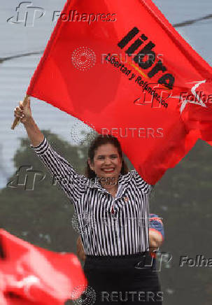 Protest during the anniversary of the 2009 coup d'état, in Tegucigalpa