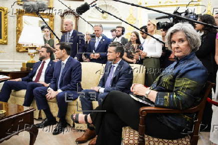 Trump meets with NATO Secretary General Mark Rutte in Washington