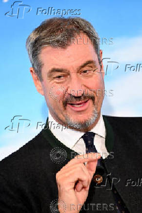 Chancellor Merz holds a press conference following a Bavarian cabinet meeting at Zugspitze mountain