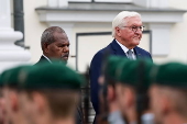 Papua New Guinea's Governor General Bob Dadae visits Berlin