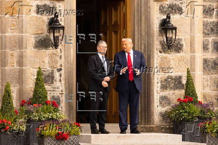 US President Donald J. Trump in Scotland