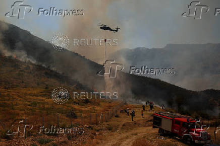 Wildfire in Albania