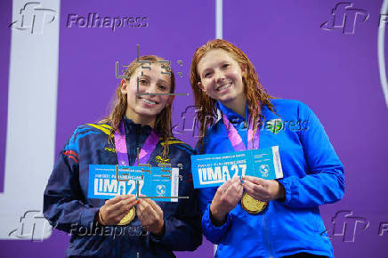 Brasileña y colombiana sorprenden con doble oro y récord en natación de los Panamericanos