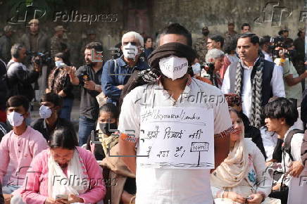 Protest against toxic air pollution in Delhi